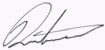 signature president